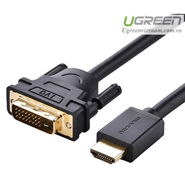 Cáp chuyển đổi HDMI to DVI 24+1 dài 5m HD106 Ugreen 10137
