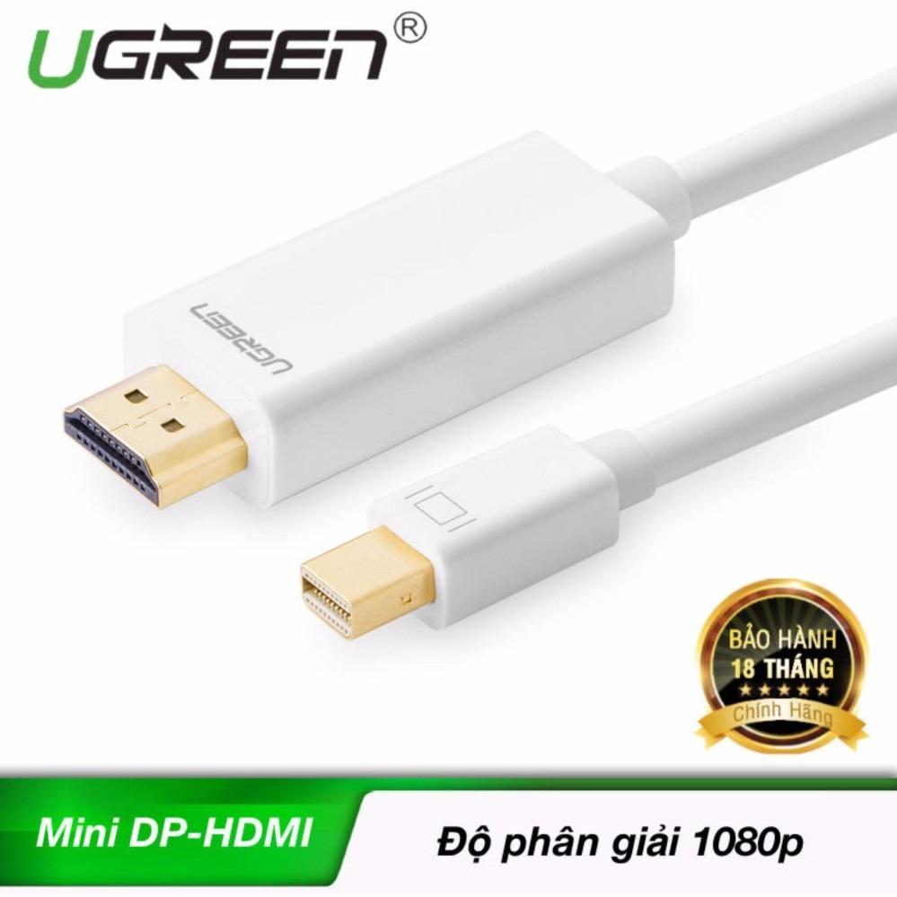 Cáp chuyển đổi mini DisplayPort sang HDMI Dài 1.5M UGREEN MD101 - Hãng phân phối chính thức