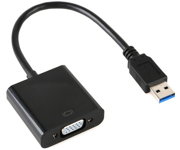 Cáp chuyển đổi tín hiệu USB sang VGA