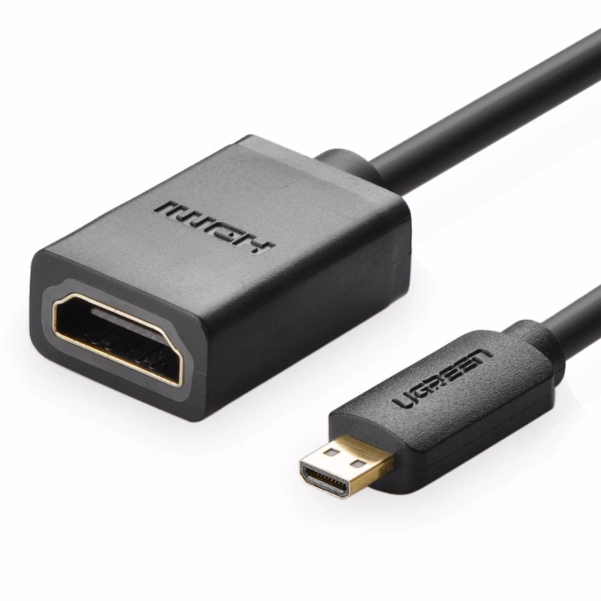 Cáp chuyển Micro HDMI to HDMI âm 20cm Ugreen 20134
