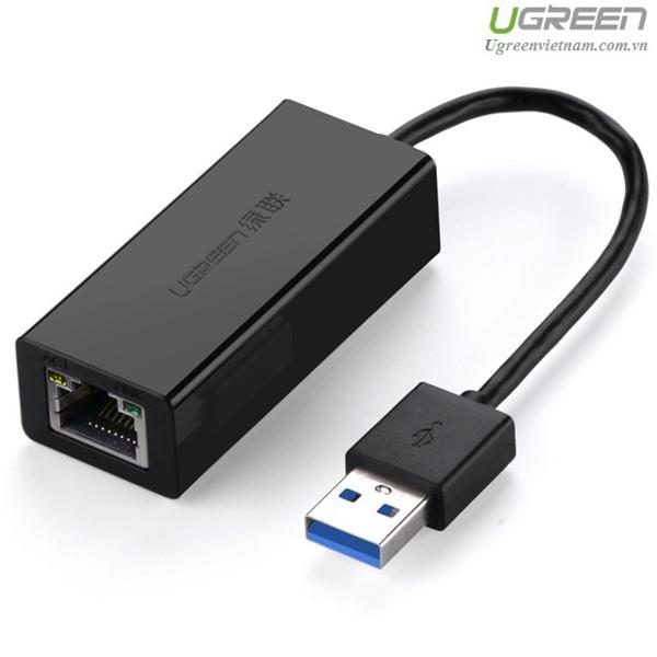 Cáp chuyển USB 3.0 to Lan hỗ trợ 10/100/1000 Mbps Ugreen UG-20256