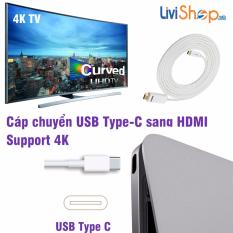 Bảng Báo Giá Cáp chuyển USB Type C sang HDMI hỗ trợ xuất Video 4K (3 mét) siêu nét  