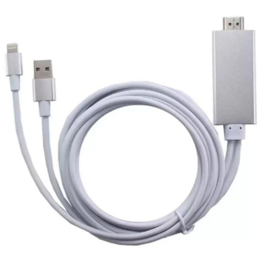 Cáp Lightning to HDMI cho iPhone 5/5S iPhone 6/6S/6Plus iPad Mini Mini 2 iPad Air dài 2m