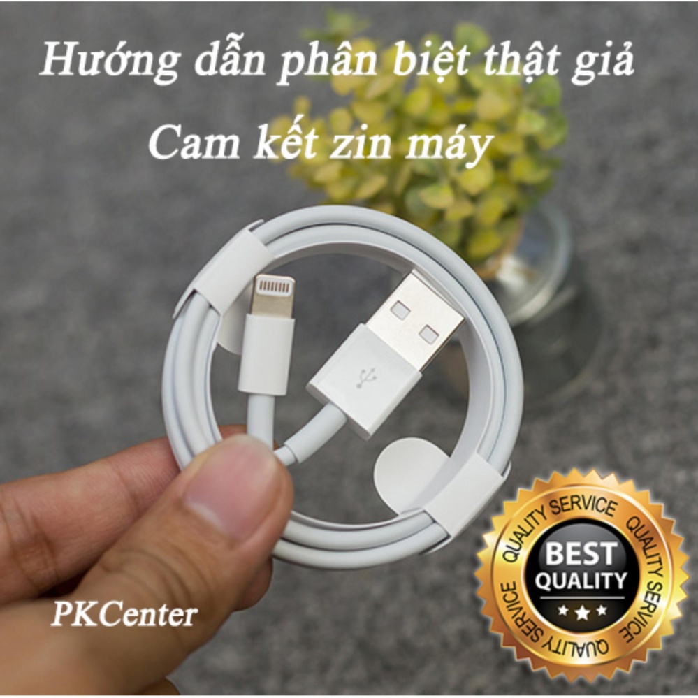 Cáp Lightning zin máy iPhone 6s Plus, iPhone 6s, iPhone 6, iPhone 6 Plus Apple - PKCenter cam kết zin...