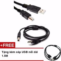 Giá Cáp máy in cổng USB dài 5M chống nhiễu Tặng cáp USB nối dài 1.5M