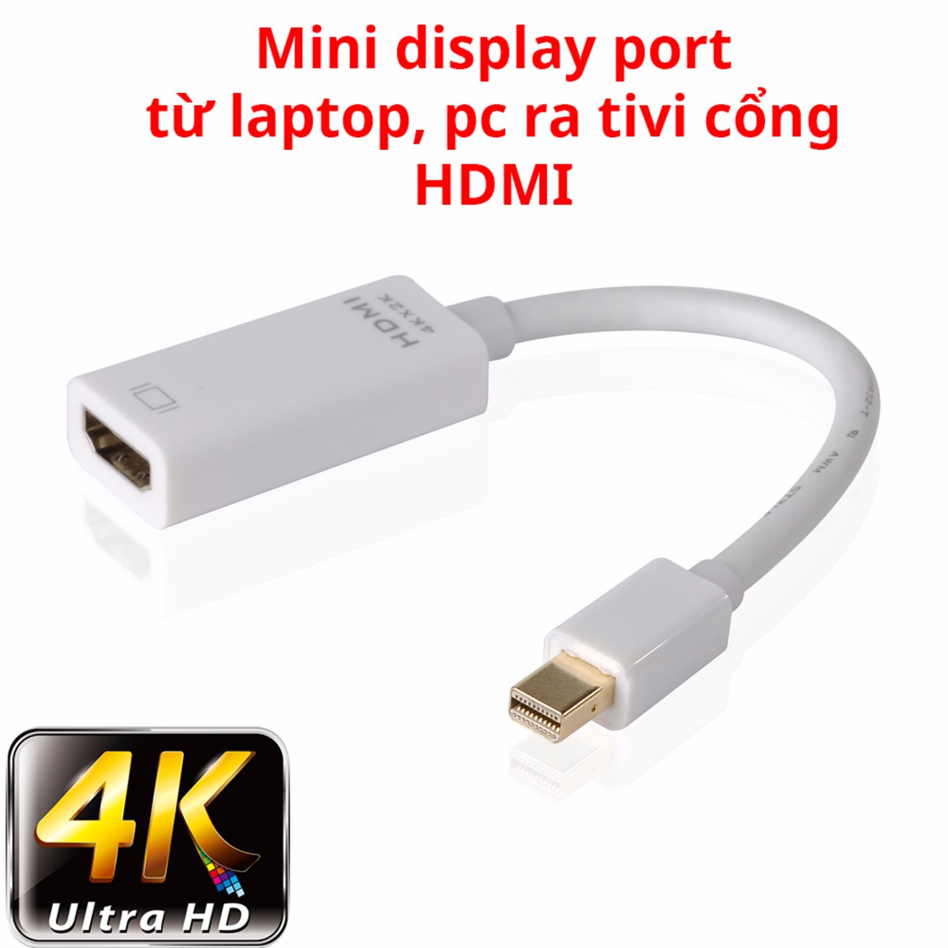 Cáp Mini Displayport ra cổng HDMI chuẩn Ultra HD V1.2 độ phân giải 4K 2K 1080p