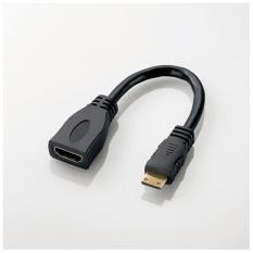 Cáp nối HDMI (A) – mini HDMI (C) 0.1m ELECOM AD-HDAC2BK