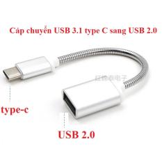 Cáp OTG USB Type C sang USB 2.0 giá rẻ