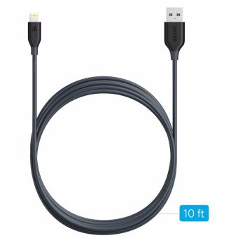 Cáp Sạc Siêu Bền ANKER PowerLine Lightning 3m Cho IPhone IPad IPod (Xám) July 2018 - 4 Cáp sạc siêu bền ANKER PowerLine Lightning 3m cho iPhone iPad iPod (Xám) - 4