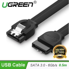 Cáp SATA 3.0 đầu thẳng truyền tốc độ cao 6Gb/s dài 0.5m UGREEN US217 30796 – Hãng phân phối chính thức  