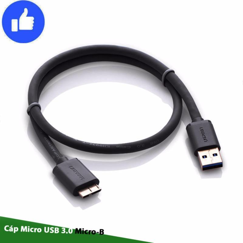 Bảng giá Cáp USB 3.0 dùng cho Ổ cứng di động Micro-B 1 mét UGREEN 10841 Phong Vũ