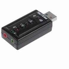 Giá KM Card âm thanh 3D USB Taiwan 7.1 (Đen)