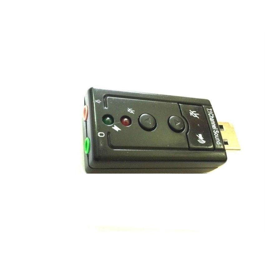 Card âm thanh 3D USB Taiwan 7.1 (Đen)