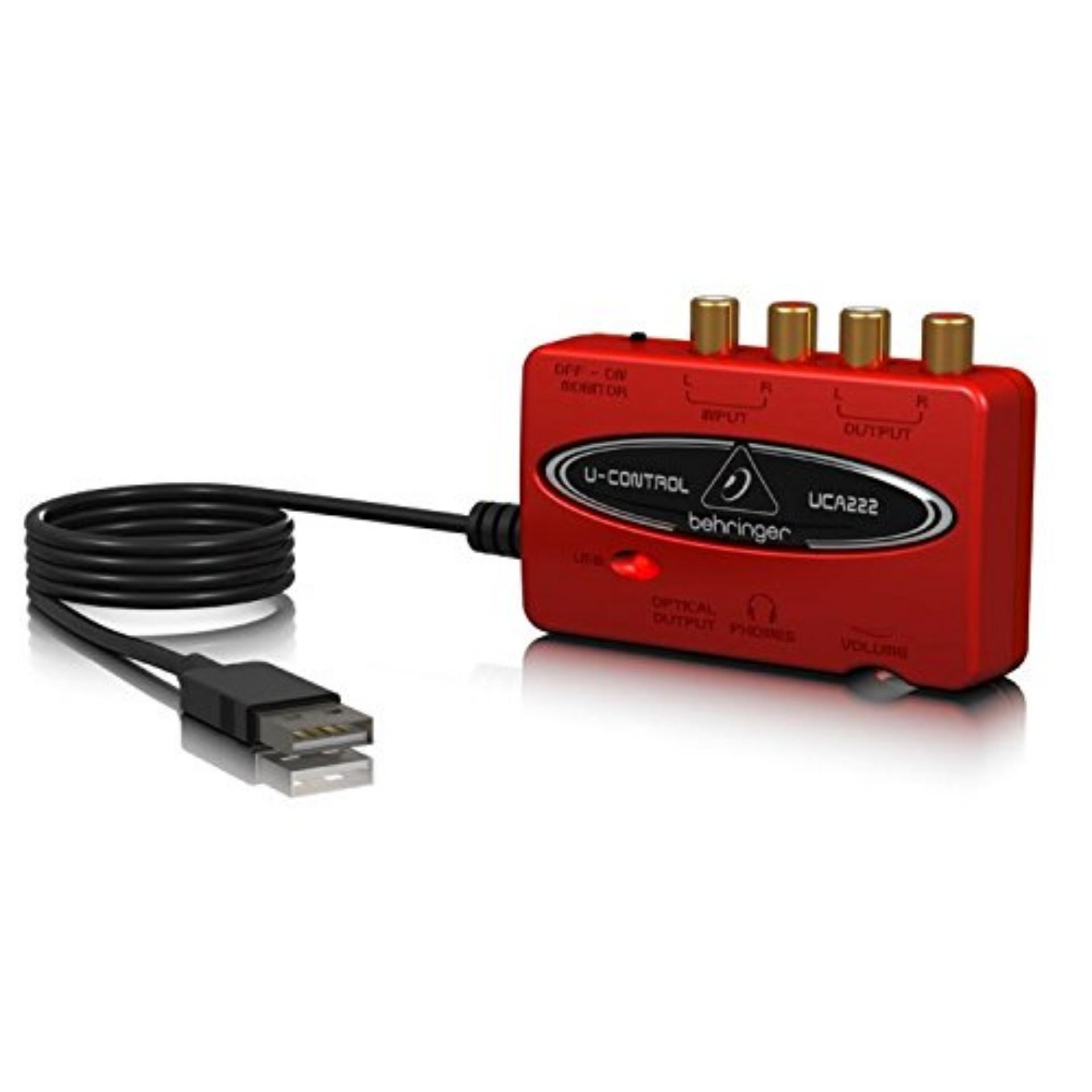 Card âm thanh Behringer UCA222 - USB 1.1 Digital Audio Interface