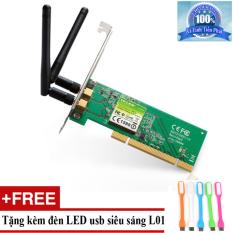 Card mạng không dây TP-Link TL-WN851ND 300Mbps + Tặng đèn LED usb mã L01