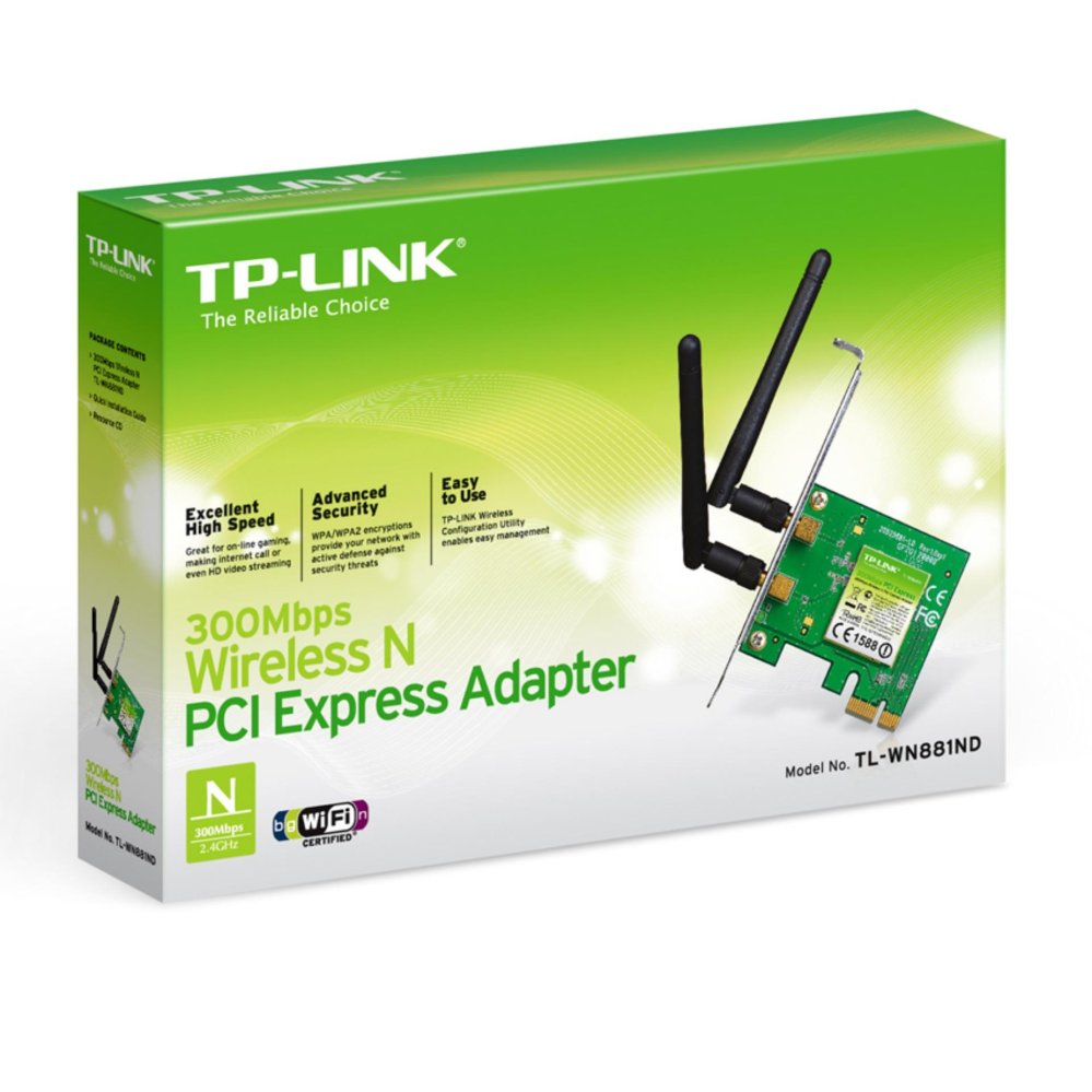 Card mạng TP-Link PCI TL-WN881ND 300M