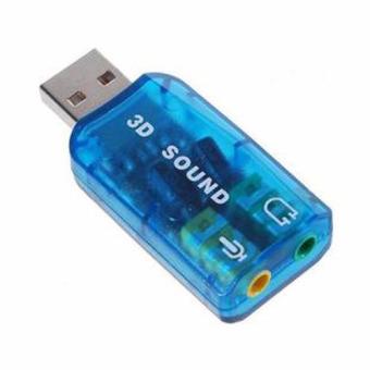 Card Sound âm thanh USB 3D 5.1 (xanh dương)  
