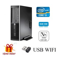 Cây máy tính để bàn HP 6200 Pro Sff (CPU i3 2100, Ram 4GB, HDD 320GB, DVD) + Tặng USB Wifi – Hàng Nhập Khẩu