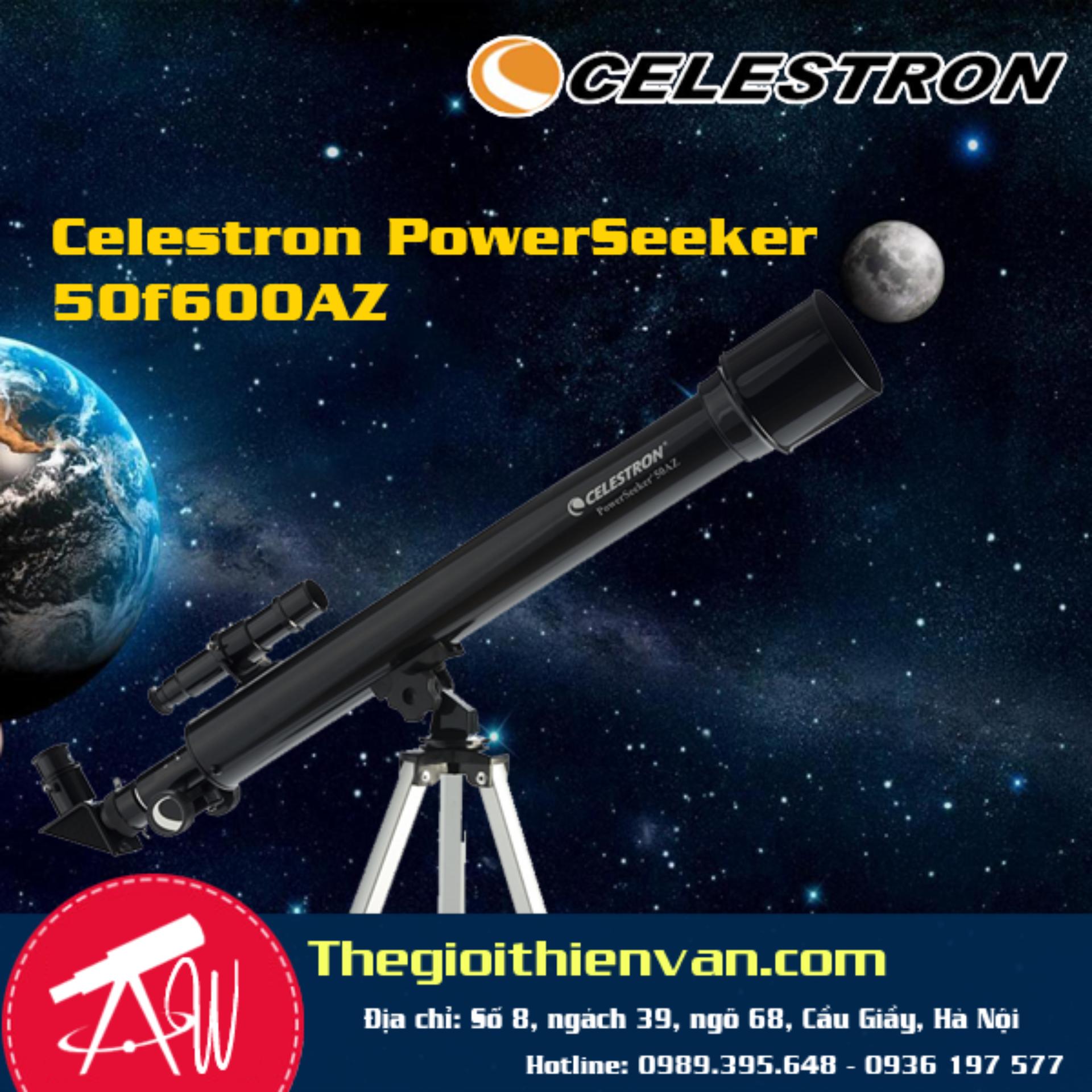 Celestron PowerSeeker 50f600AZ(Đen)