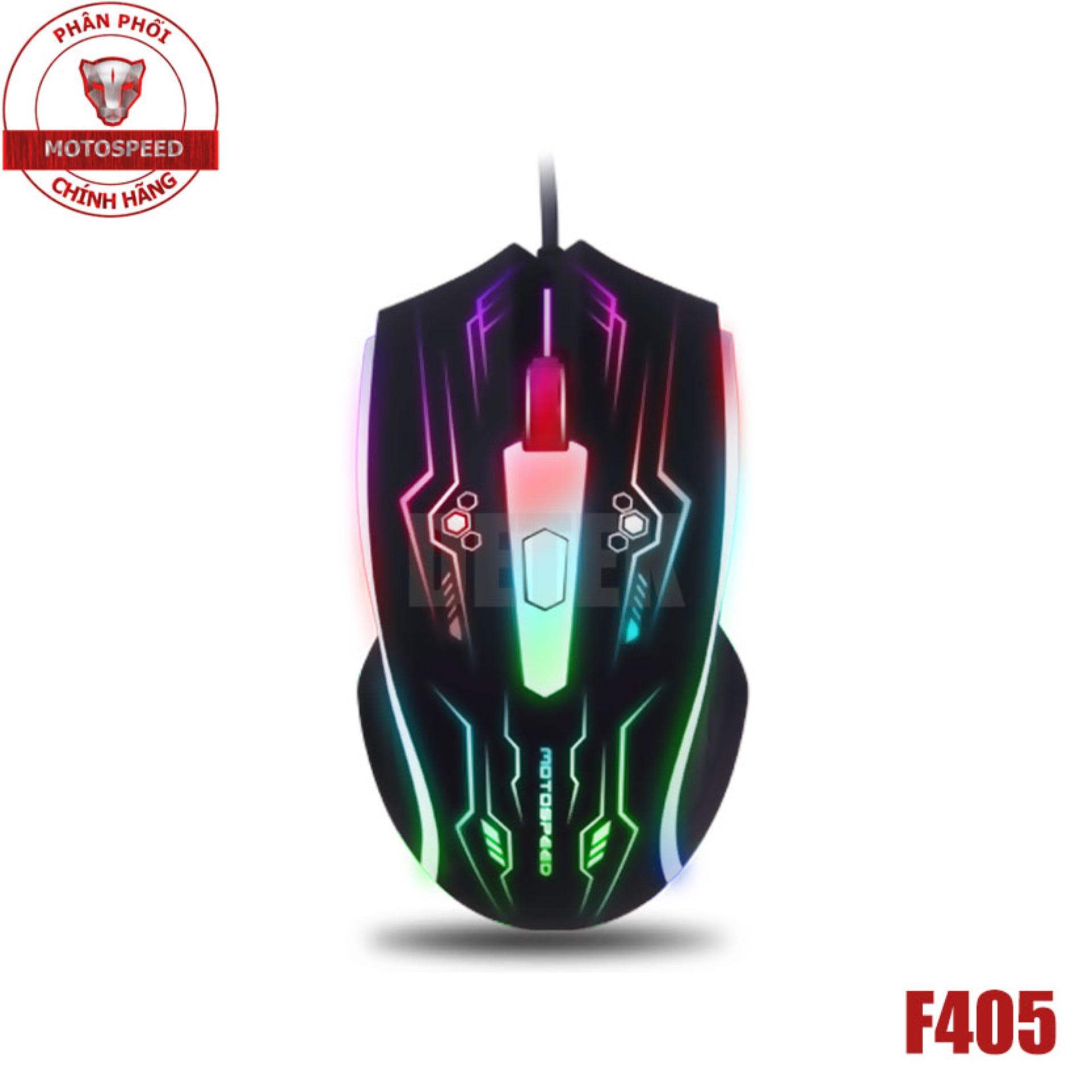 Chuột game thủ Motospeed F405 Optical Gaming Mouse 1600 DPI