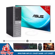 Combo Máy tính để bàn DELL OPTIPLEX 980 DT + Màn hình ASUS 27inch Full Viền (Core I3, Ram 8GB, HDD 2TB) + Quà Tặng