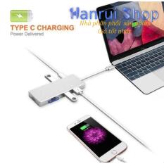 Cổng chia Type C cho Macbook 7 in 1 HDMI 4K