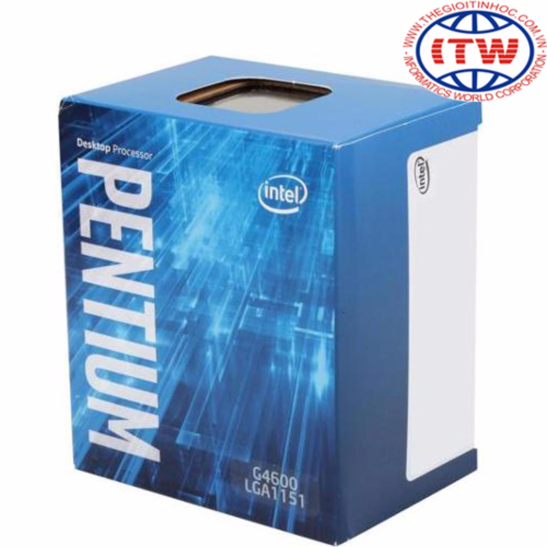 CPU Intel G4600 3.6Ghz / 3M Cache / HD Graphics 630 / Socket 1151 / Kabylake (box) - Hãng Phân...