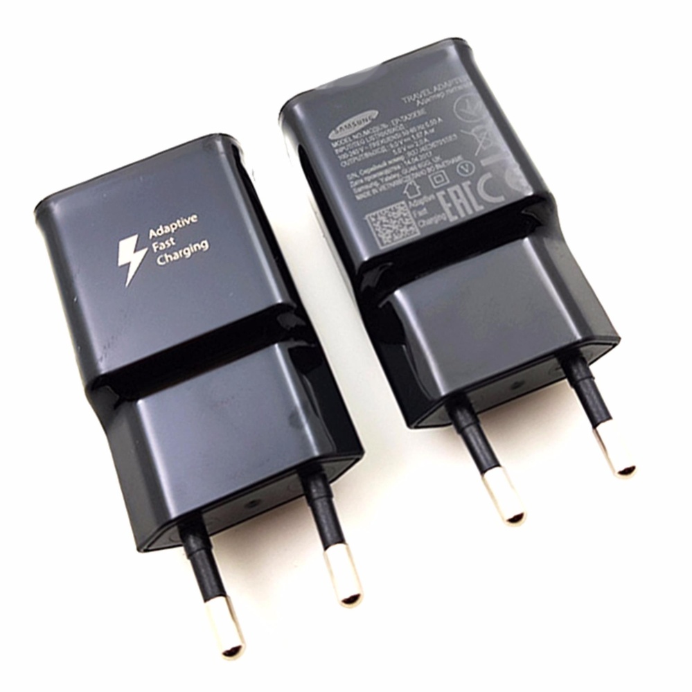 Củ sạc nhanh Fast Charge Samsung Galaxy S8/S8 Plus(Đen) - Hàng Xuất Khẩu Châu Âu Nguyên Bản