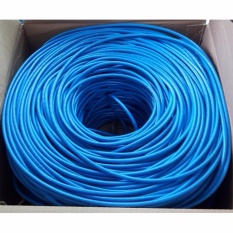 Cuộn Dây cáp mạng CAT6E UTP 305 Mét (Trắng, xanh – Mới 100%)  