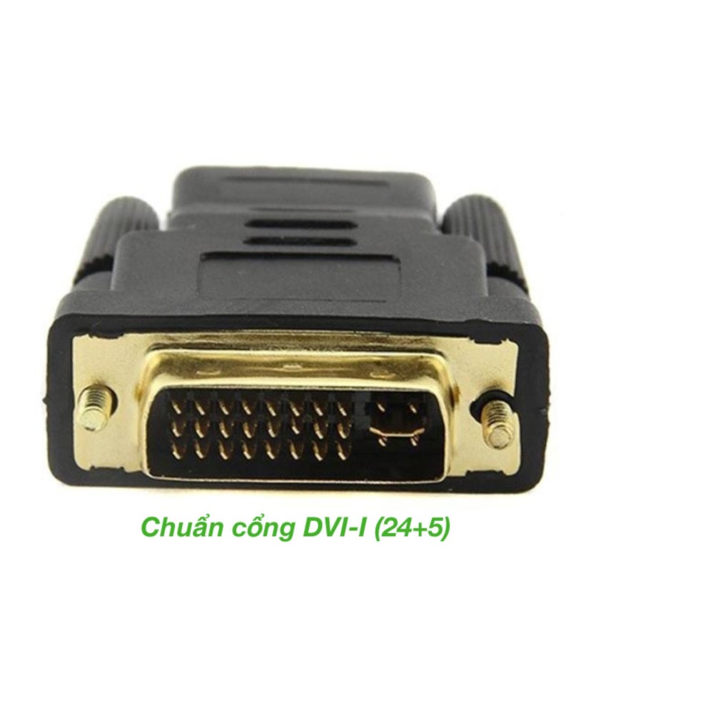 Đầu chuyển đổi DVI-I (24+5) đực sang HDMI cái (DH02)