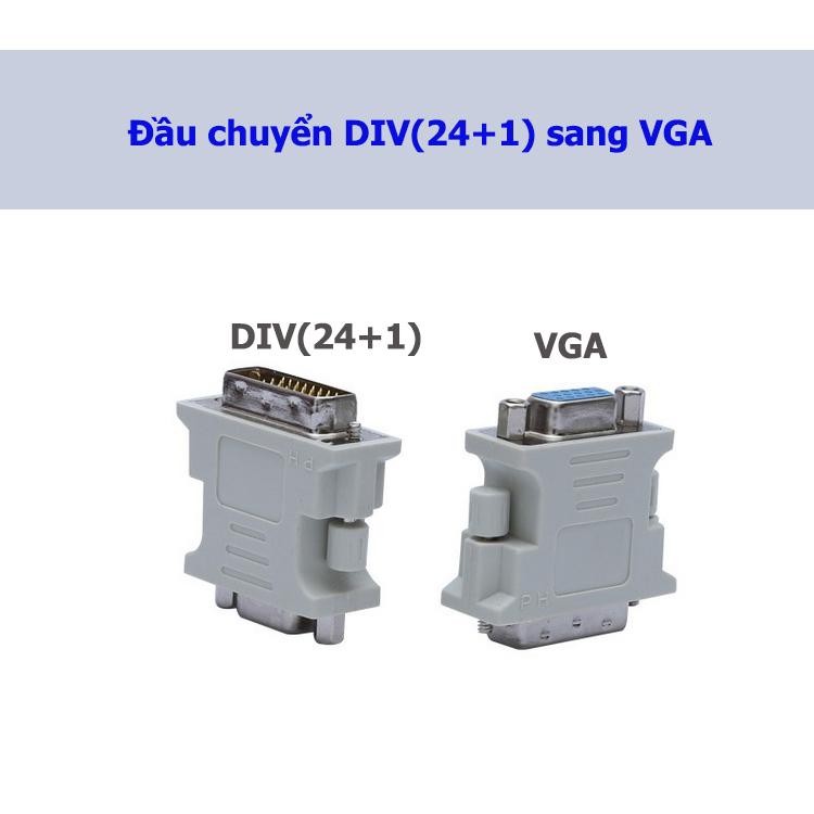 Đầu chuyển DVI sang VGA (24+1)