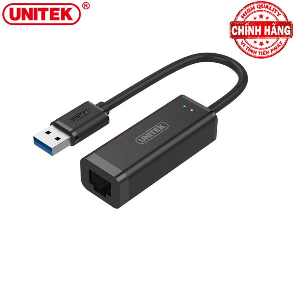 Đầu Chuyển USB 3.0 ra sang Gigabit Ethernet LAN 100/1000 Mbps Unitek Y-3470