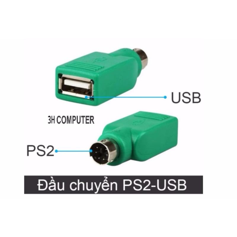 Bảng giá Đầu chuyển USB sang PS2 hoặc chuyển PS2 sang USB (dùng để chuyển 2 chuẩn PS2 và USB cho tín hiệu chuột bàn phím cũ) Phong Vũ