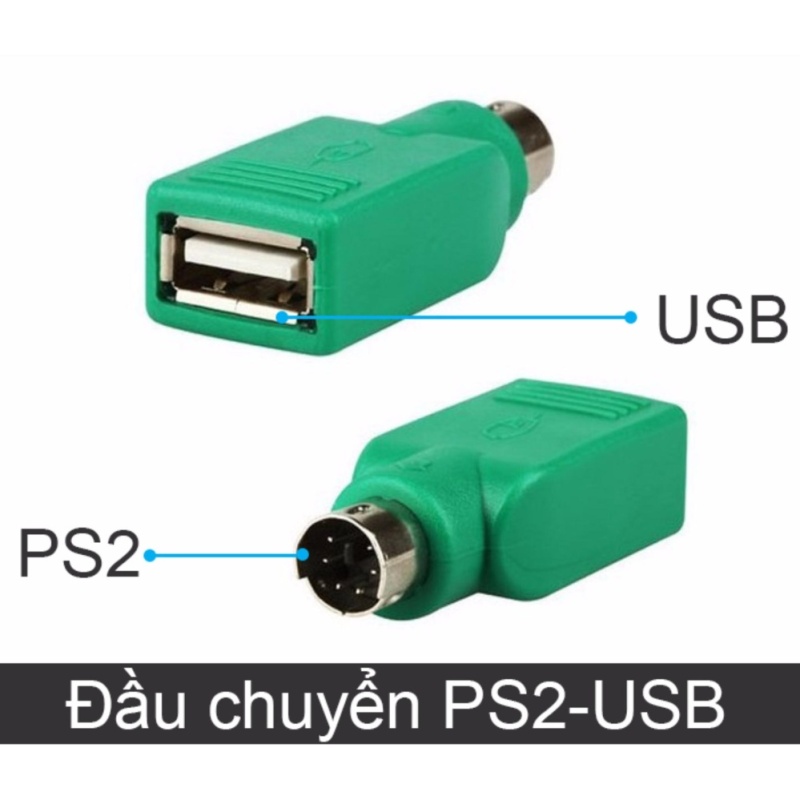 Bảng giá Đầu chuyển USB sang PS2 hoặc chuyển PS2 sang USB (dùng để chuyển 2
chuẩn PS2 và USB cho tín hiệu chuột bàn phím cũ) Phong Vũ