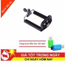 So Sánh Giá Đầu kẹp điện thoại cho chân máy ảnh (Đen) + Tặng Đầu đọc thẻ nhớ  