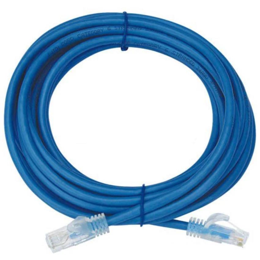 Hình ảnh Dây cáp mạng cat5e bấm sẵn 2 đầu 50m (Xanh) - Hãng Phân phối chính thức