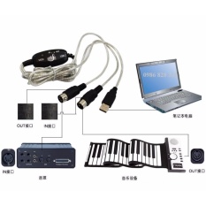Dây cáp Midi to USB Cable cho Organ (kết nối truyền tín hiệu, âm thanh MIDI sang USB)