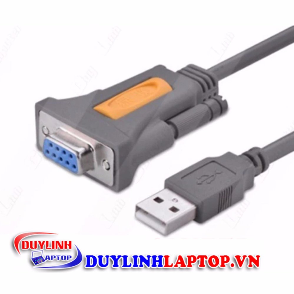 Dây cáp USB to COM đầu âm RS232 DB9 dài 1.5m chính hãng UGREEN 20201
