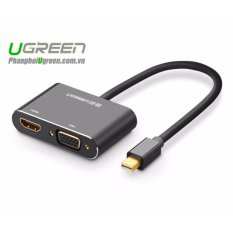 Bảng Giá Dây chuyển đổi Mini DisplayPort sang VGA + HDMI Ugreen 20422  