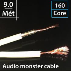Dây loa Monster XP NW. compact precision stranded high resolution speaker cable with magneric flux tube & LPEdielectric (patent No-4.734.544) 160 core/2 lõi – 9 mét