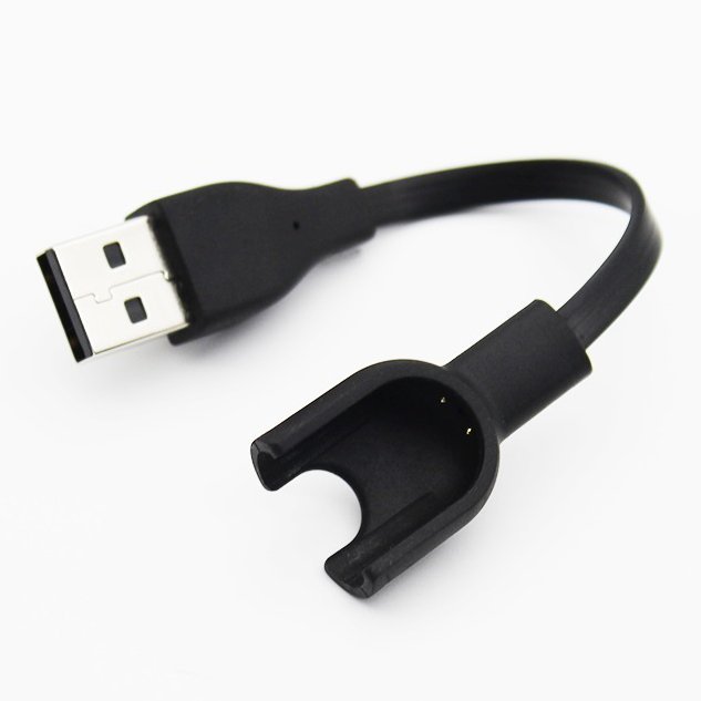 Hình ảnh Dây sạc cho Xiaomi Miband 1 (Đen)