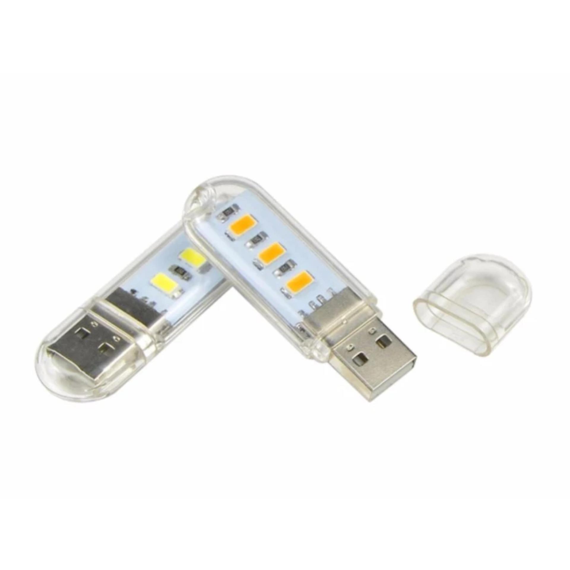 Đèn LED dùng cổng USB cho máy tính, laptop (Vàng)