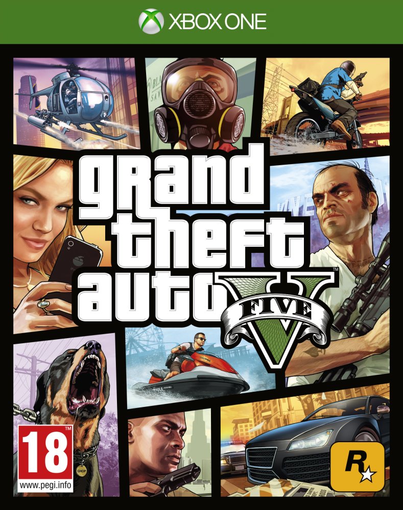 Đĩa game Grand Theft Auto V (Xbox One)