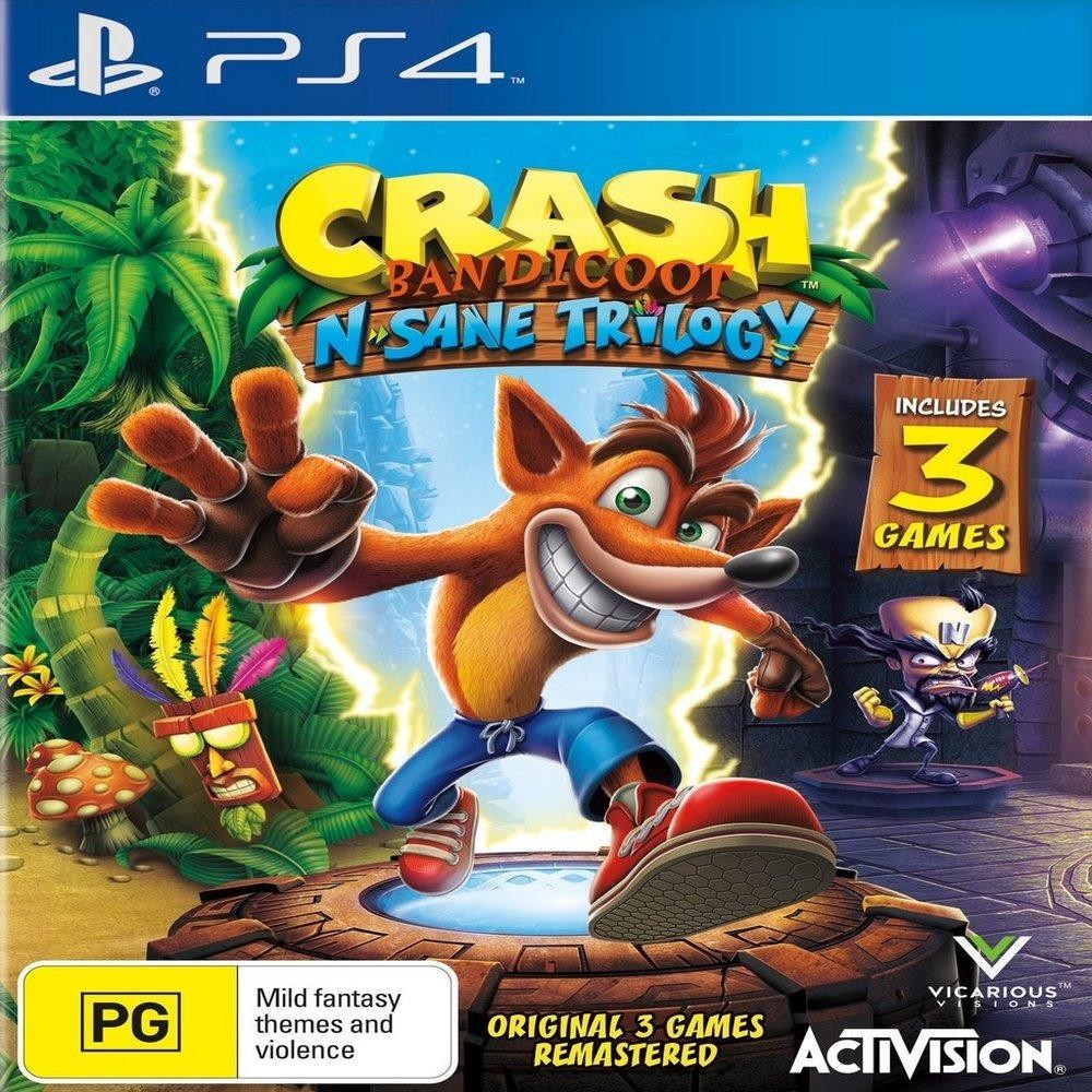 Đĩa Game PS4 - Crash Bandicoot N. Sane Trilogy Game