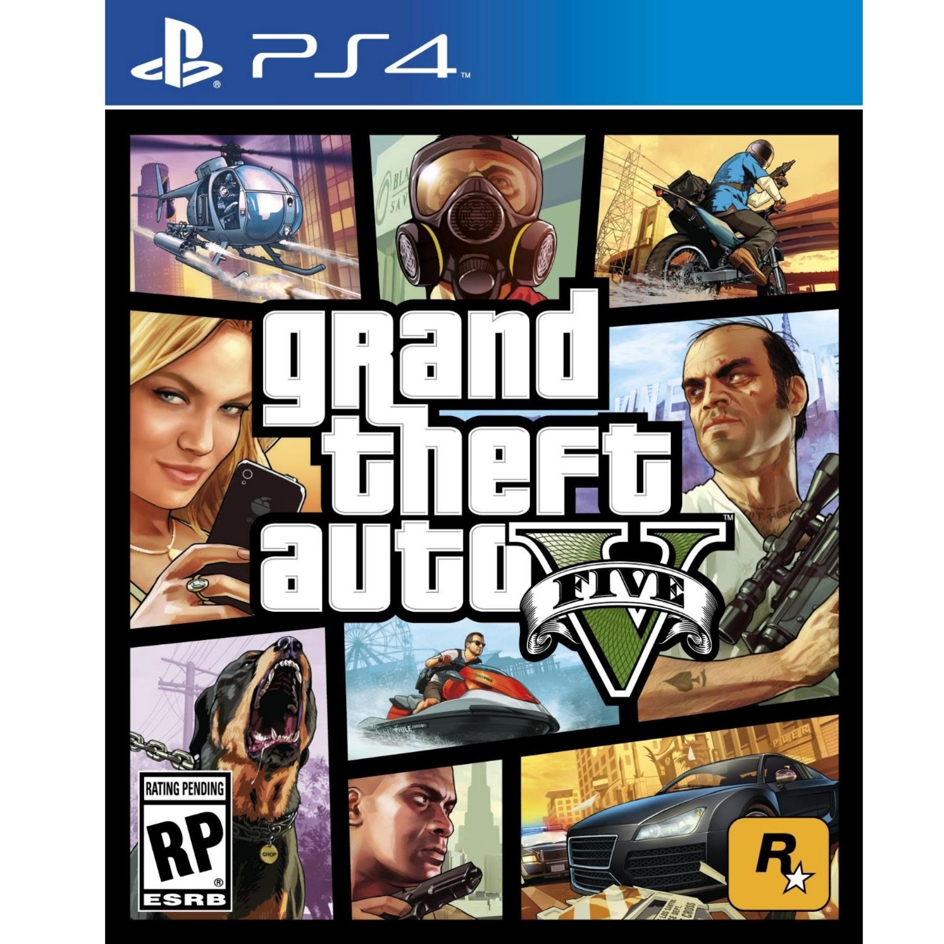 Đĩa Game PS4 - Grand Theft Auto V GTA 5