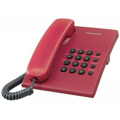 Điện thoại bàn Panasonic KX-TS500 (Đỏ)