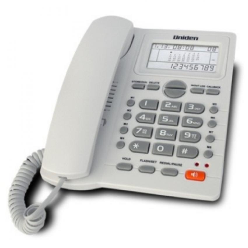 Điện thoại để bàn Uniden AS - 7412 (Trắng)