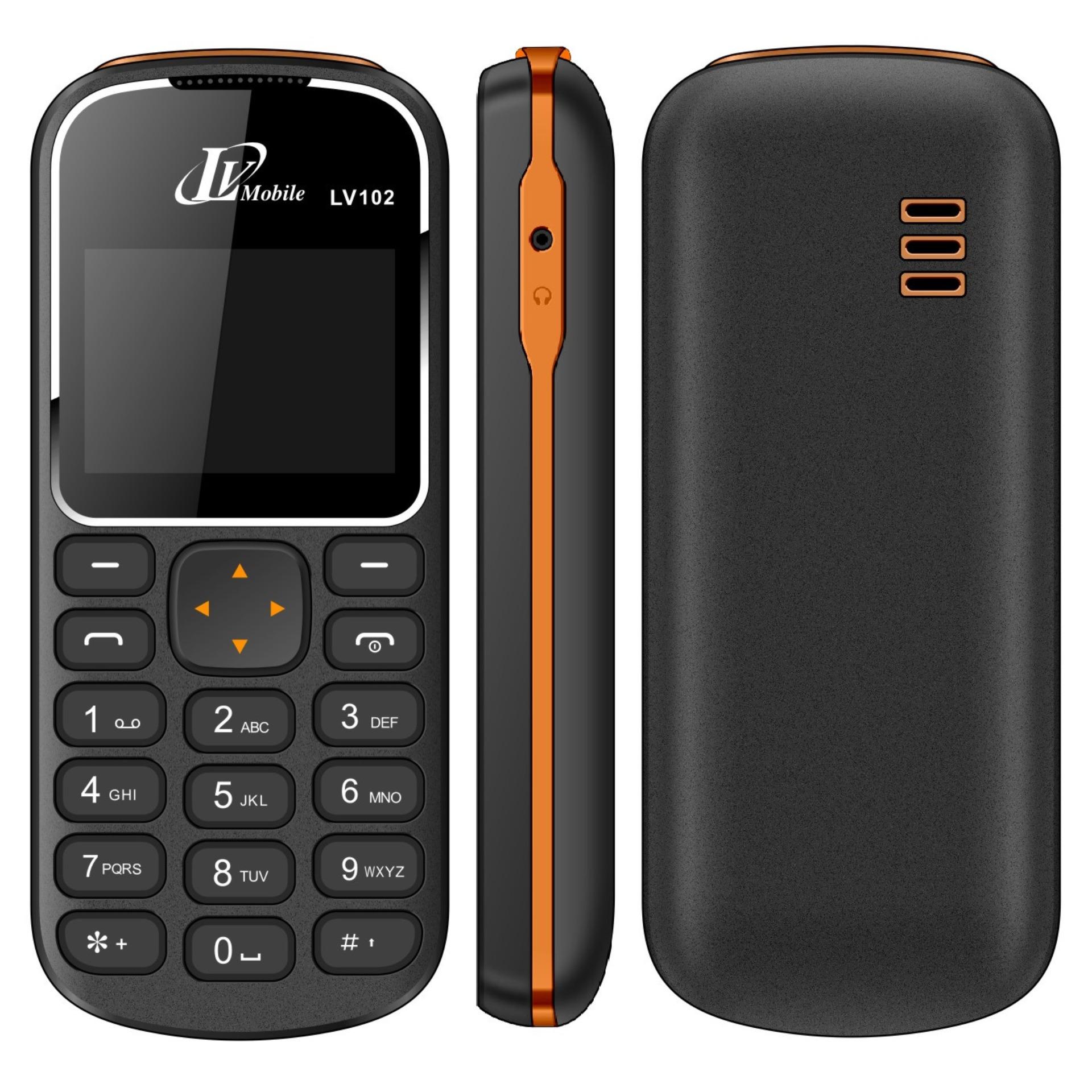 Điện thoại LV102 - 1 SIM - Màn Hình Trắng Đen