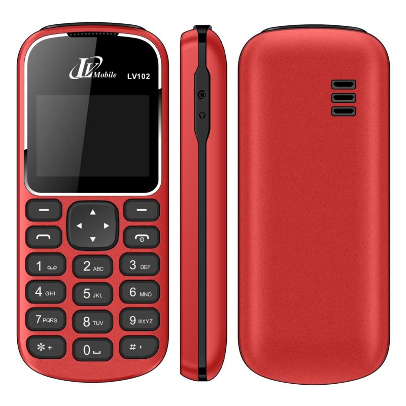 Điện thoại LV102 1sim ( Đỏ)- Hàng nhập khẩu