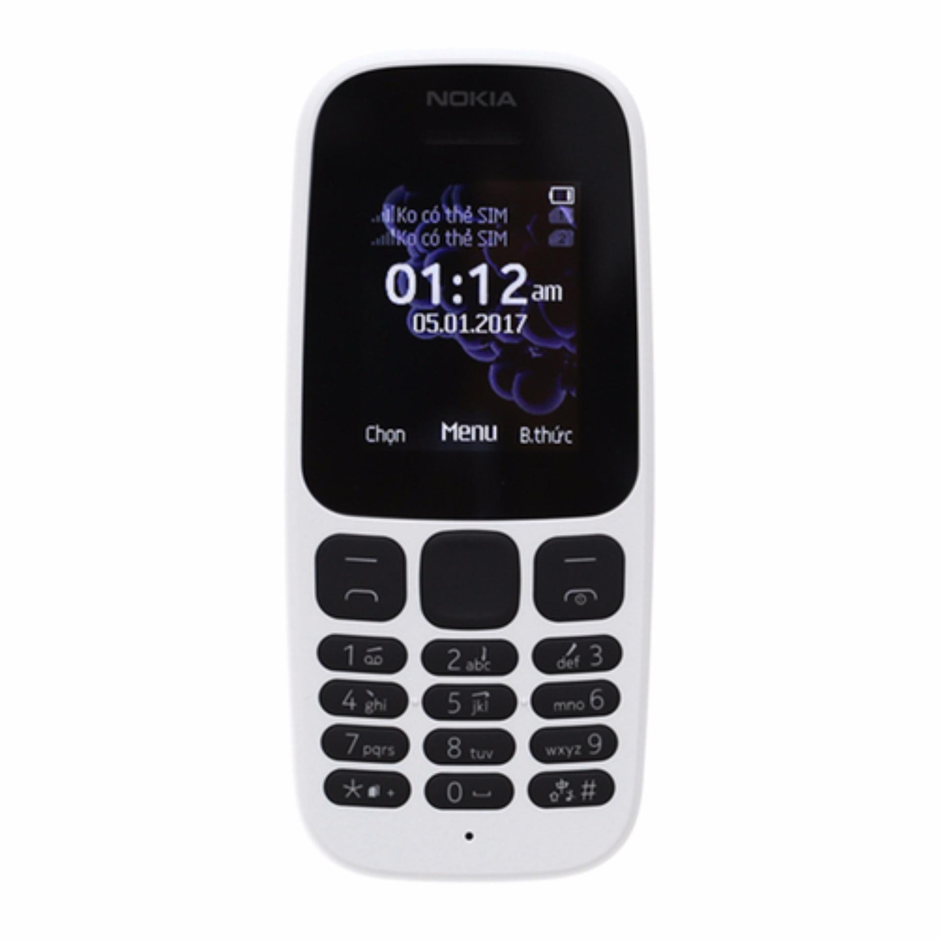 Điện thoại NOKIA 105 2 SIM (2017) - Hãng Phân Phối Chính Thức